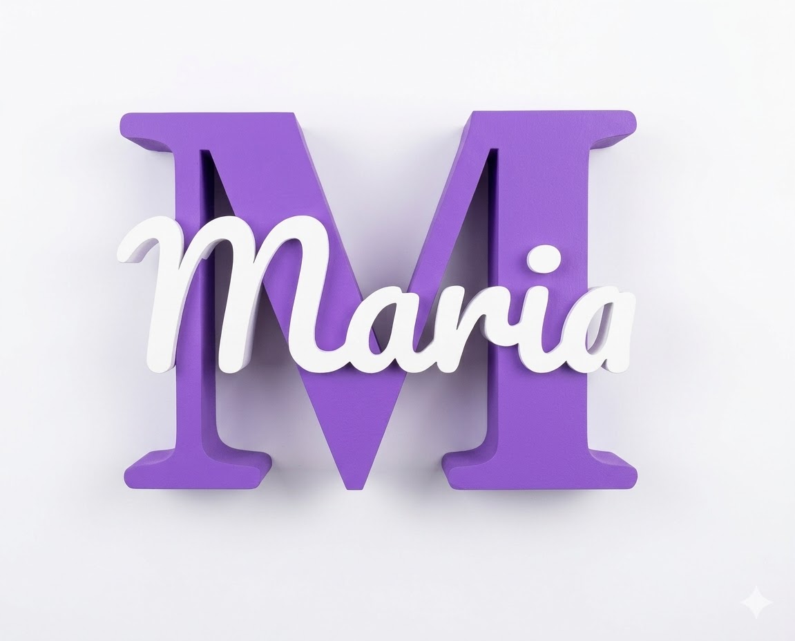 Nome Personalizado com Letra Grande